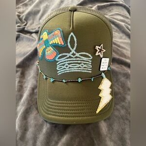 Custom Olive Green Trucker Cap | One-of-a-kind